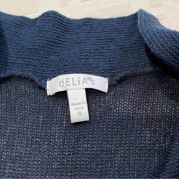 Delia’s Navy Blue Cardigan - Picture 6 of 8